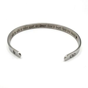 🆓️ FREE ADD ON Couple Girlfriend Friend Bracelet Silver Steel Infinity